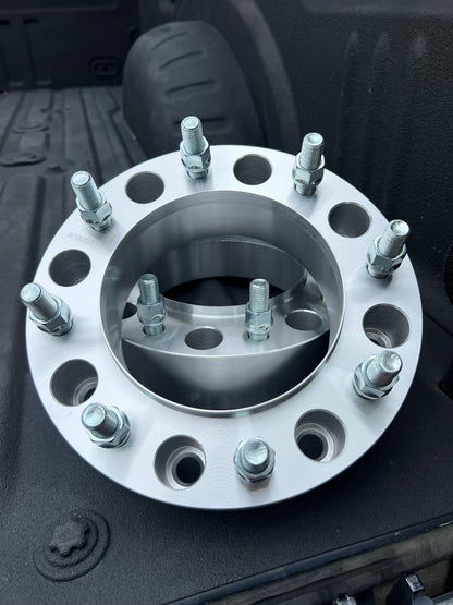 Lucid Forged 8x210 Dually Wheel Spacers 2011-2026 GMC Sierra/Chevy Silverado 3500